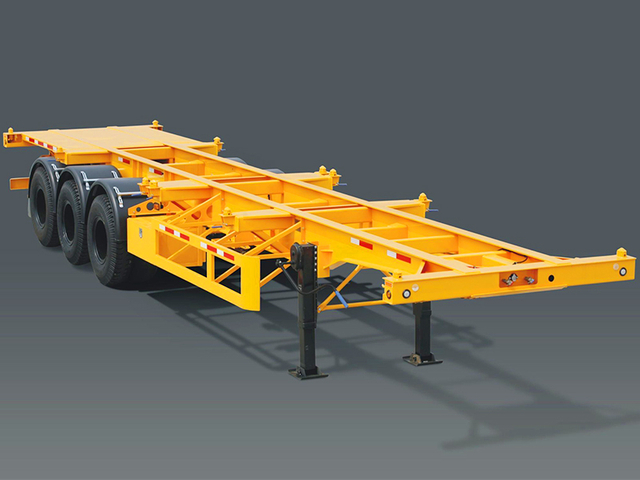 40ft tres axes osseus continens chassis